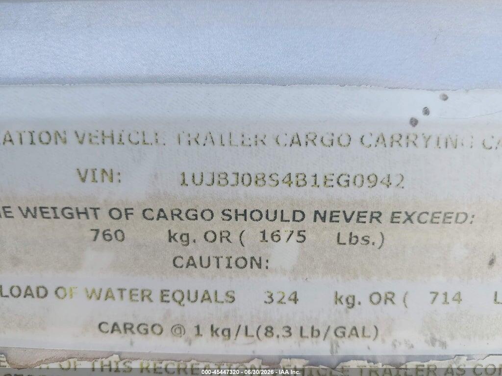 1UJBJ0BS4B1EG0942 2011 JAYCO JAYFL184BH photo no. 9
