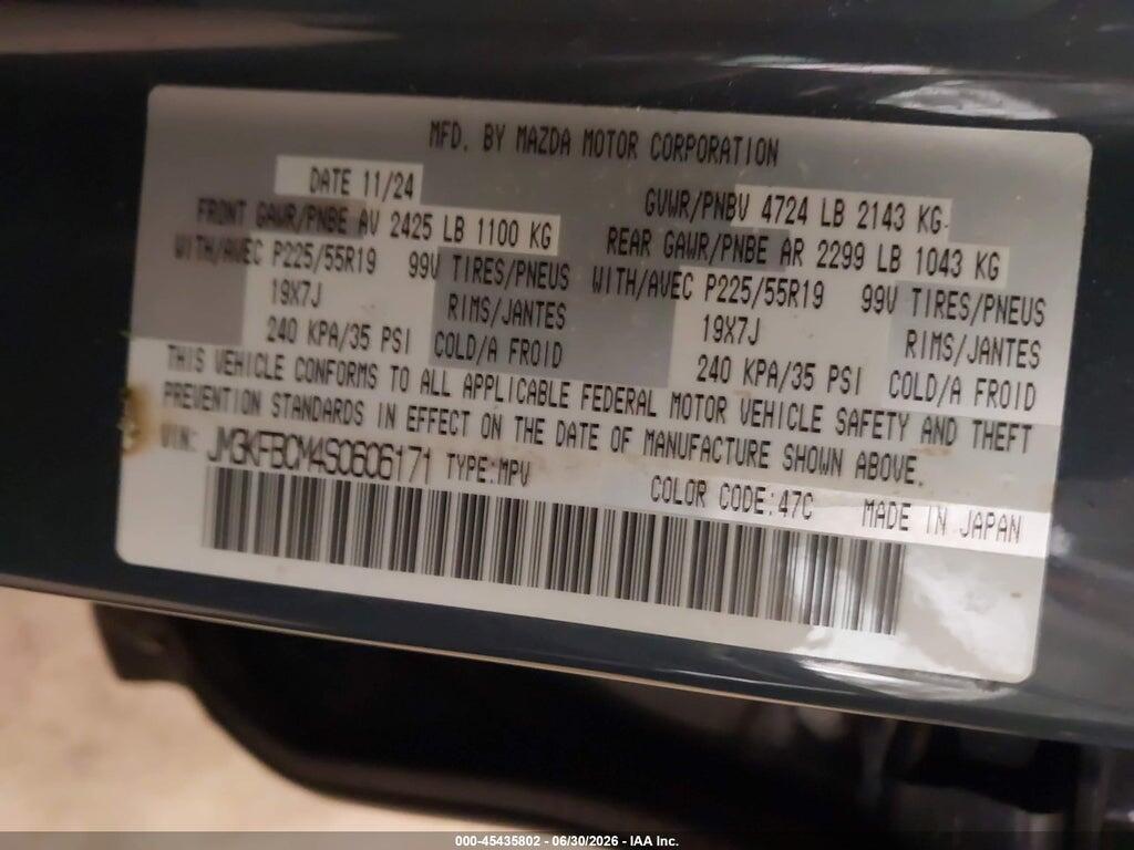 JM3KFBCM4S0606171 2025 MAZDA CX-5 photo no. 9