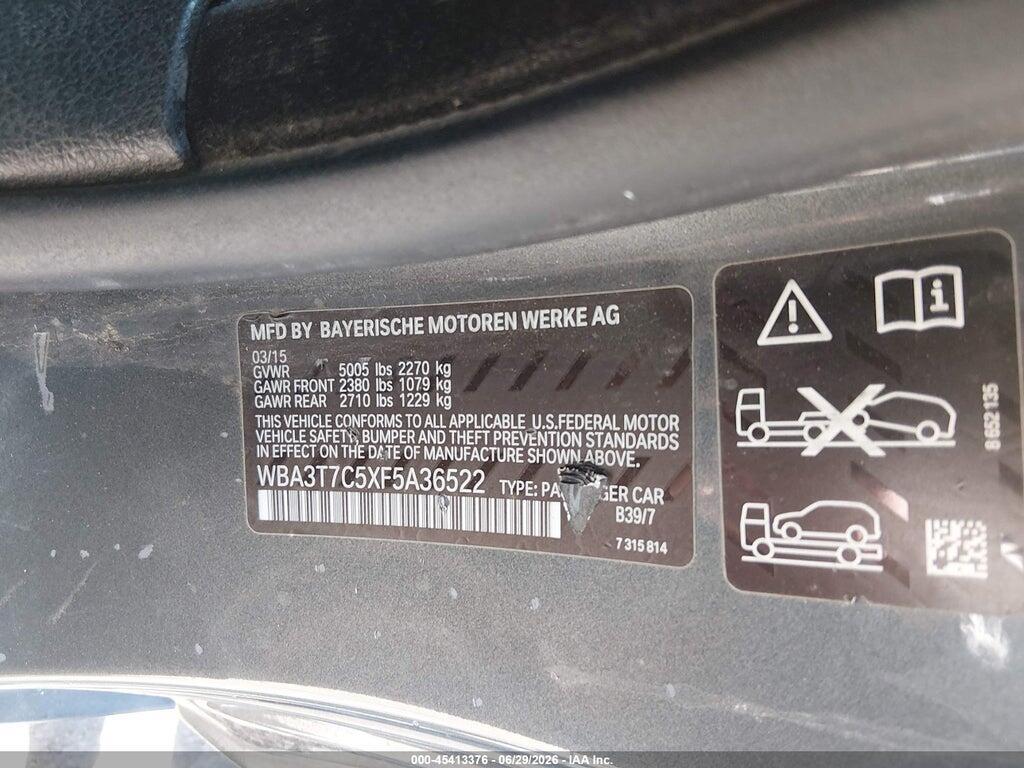 WBA3T7C5XF5A36522 2015 BMW 435I photo no. 9