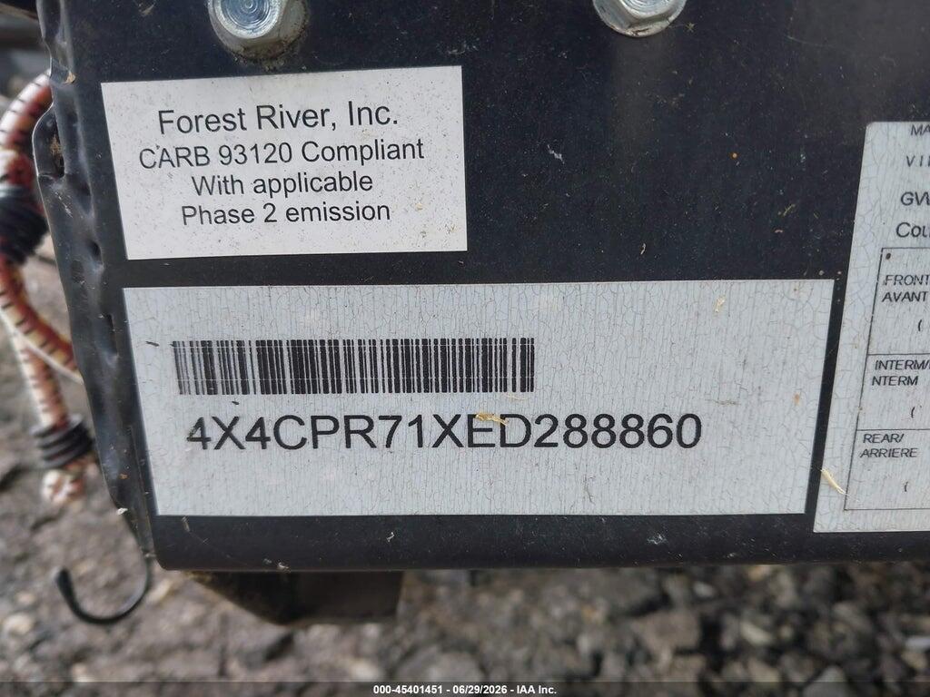 4X4CPR71XED288860 2014 FOREST RIVER ROCKWOOD POP UP photo no. 9