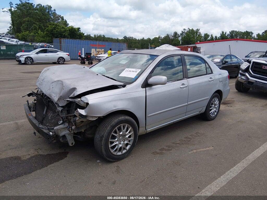 2T1BR32E25C335508 2005 TOYOTA COROLLA photo no. 2