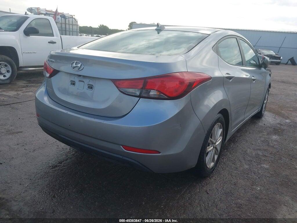 5NPDH4AE9FH596006 2015 HYUNDAI ELANTRA photo no. 4