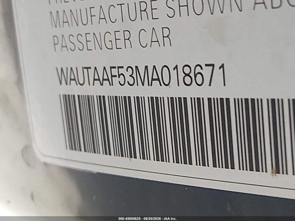 WAUTAAF53MA018671 2021 AUDI A5 photo no. 9