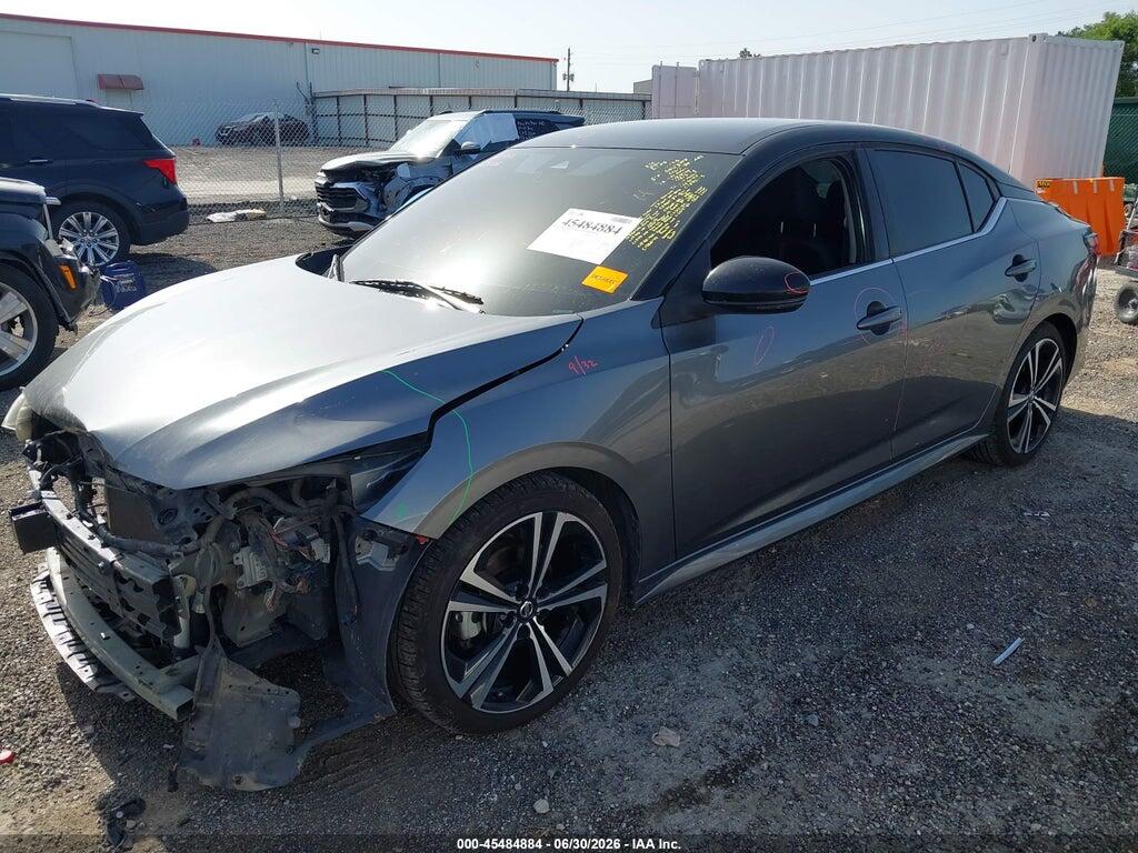 3N1AB8DV0LY305207 2020 NISSAN SENTRA photo no. 2