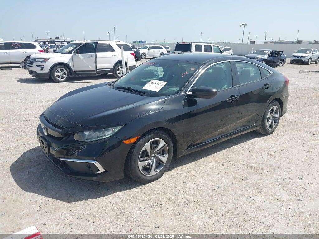19XFC2F63KE000495 2019 HONDA CIVIC photo no. 2