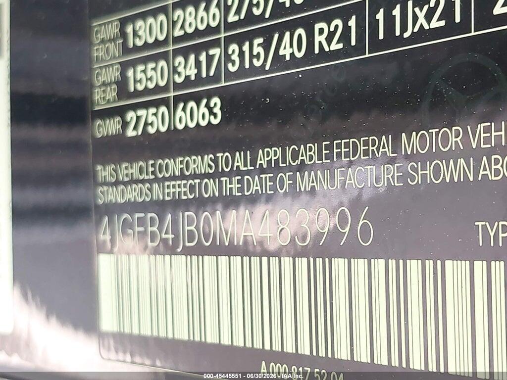 4JGFB4JB0MA483996 2021 MERCEDES-BENZ GLE 350 photo no. 9