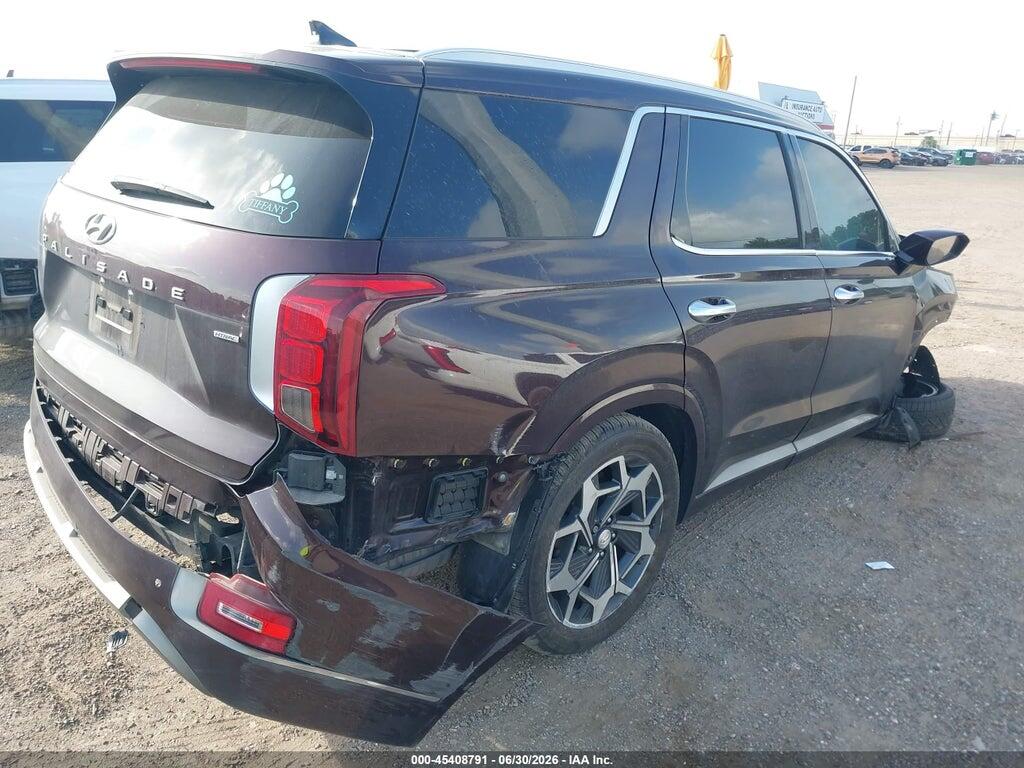 KM8R7DHE8NU361529 2022 HYUNDAI PALISADE photo no. 4