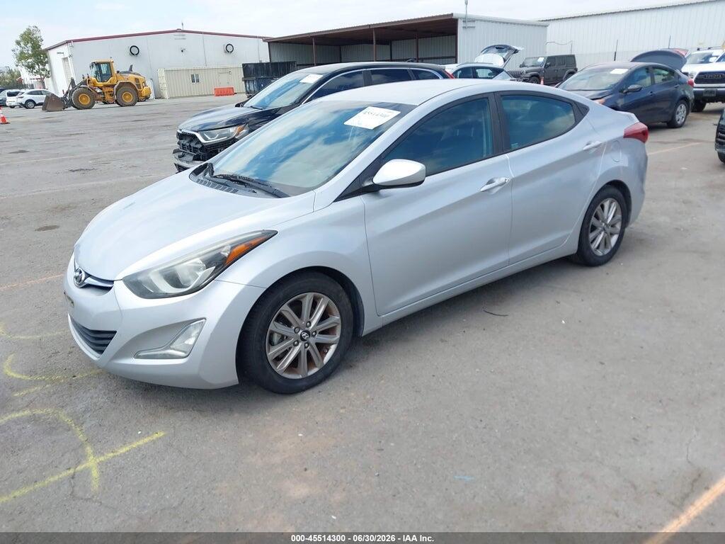 5NPDH4AE5EH492336 2014 HYUNDAI ELANTRA photo no. 2