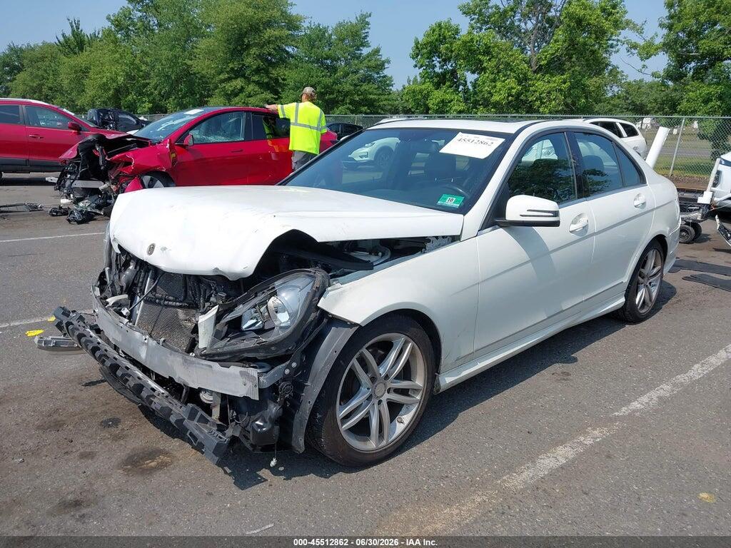 WDDGF8BB6CR205189 2012 MERCEDES-BENZ C 300 photo no. 2