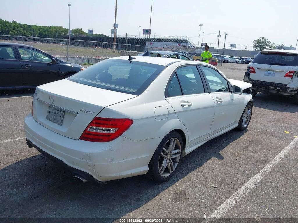 WDDGF8BB6CR205189 2012 MERCEDES-BENZ C 300 photo no. 4