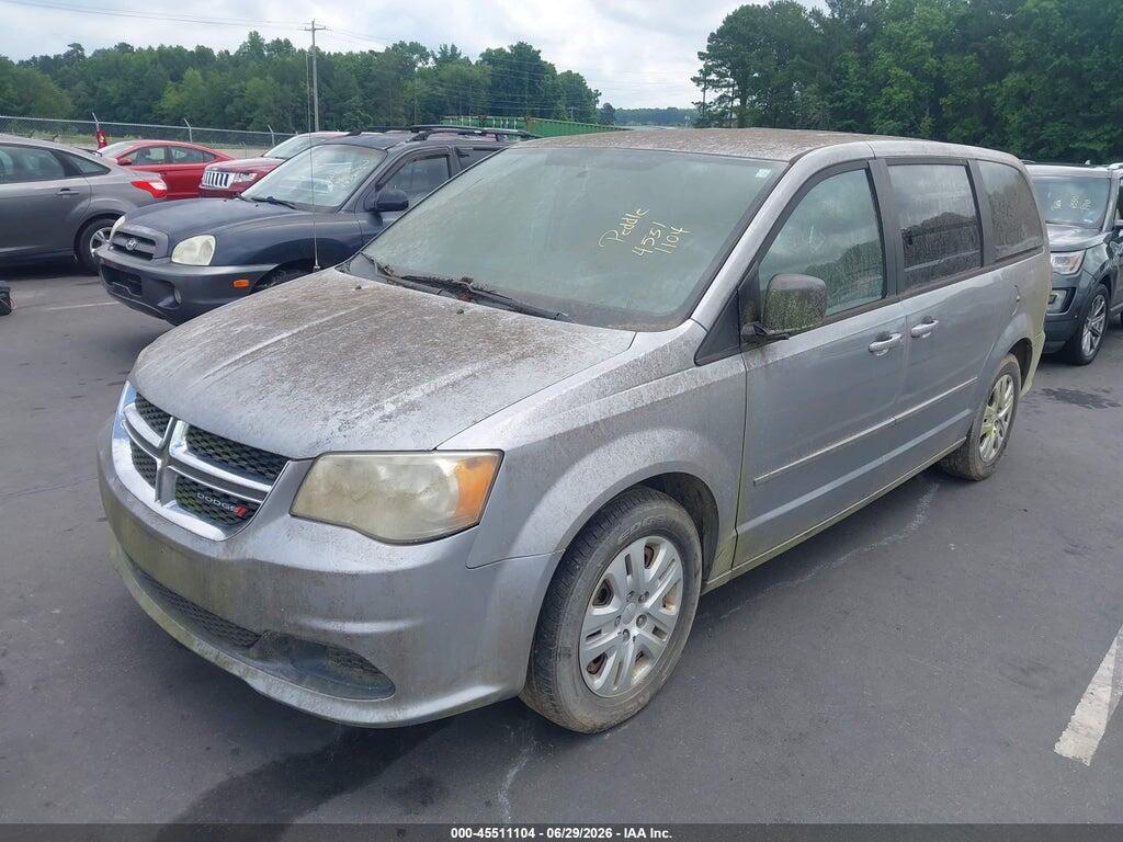 2C4RDGBGXER374871 2014 DODGE GRAND CARAVAN photo no. 2
