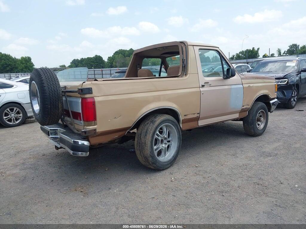 1FMEU15N8KLB18962 1989 FORD BRONCO photo no. 4