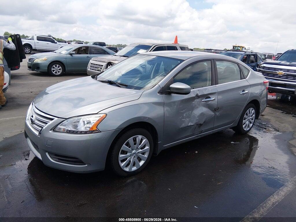 3N1AB7AP7EY249690 2014 NISSAN SENTRA photo no. 2