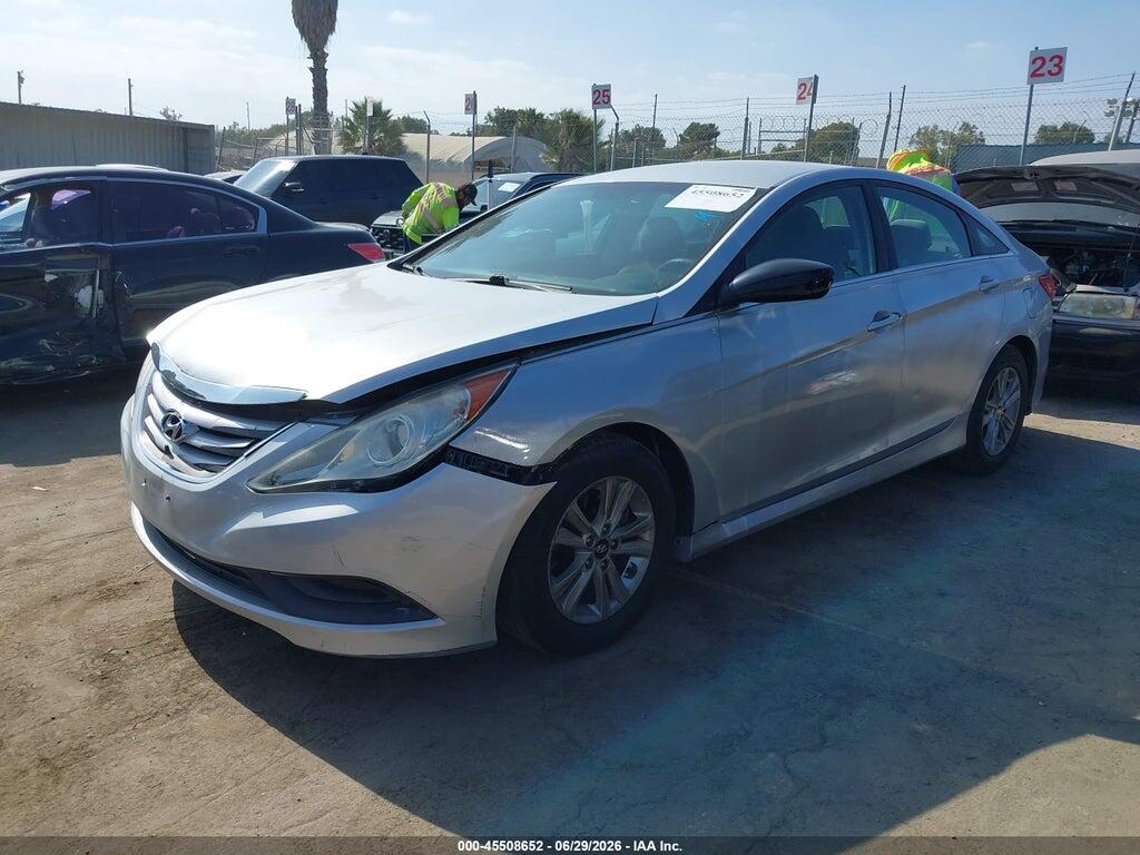 5NPEB4AC5EH870496 2014 HYUNDAI SONATA photo no. 2