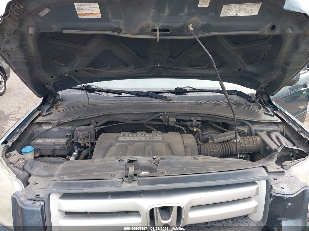 2HKYF18646H549339 2006 HONDA PILOT photo no. 10