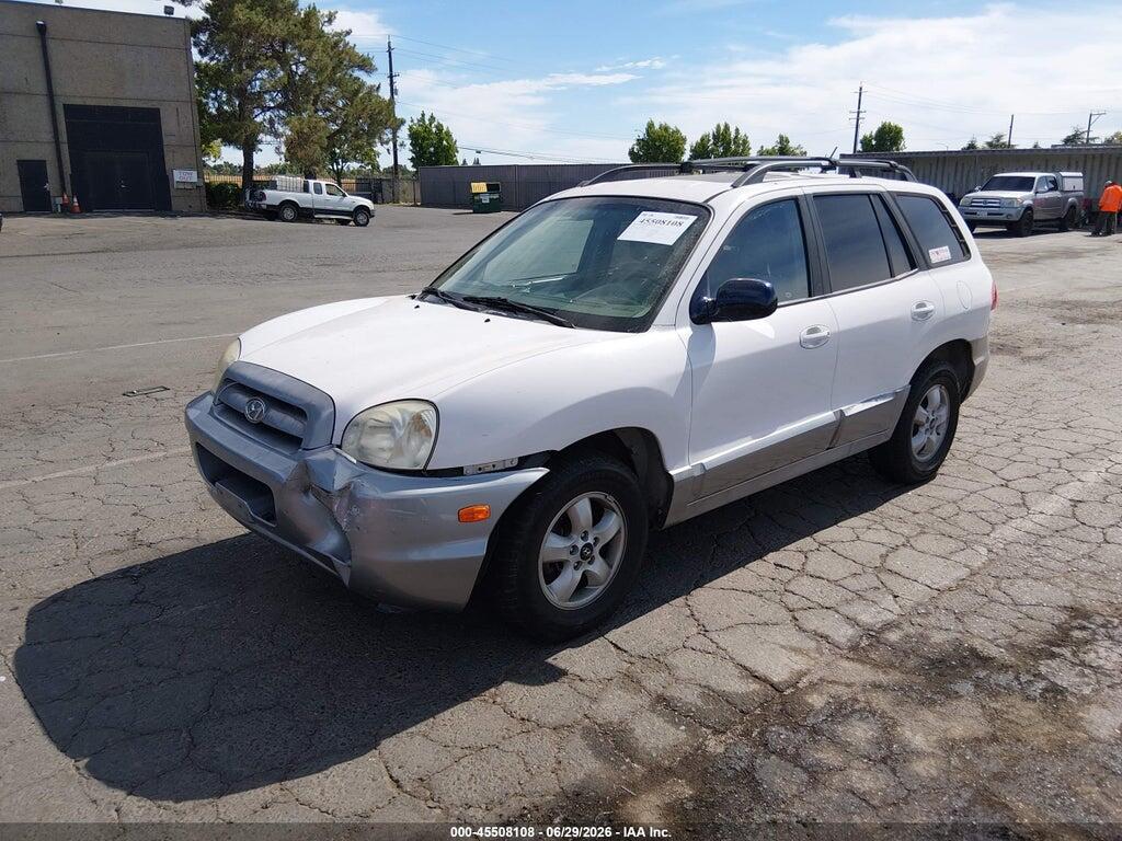 KM8SC73D56U046525 2006 HYUNDAI SANTA FE photo no. 2