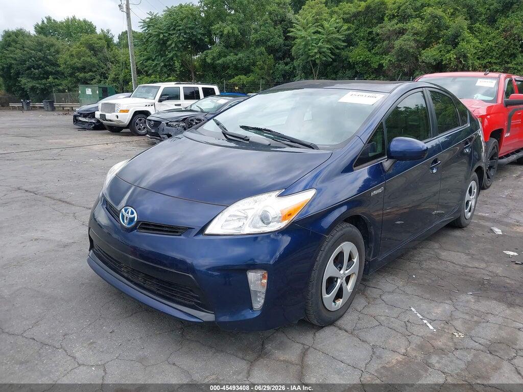 JTDKN3DU9E1846718 2014 TOYOTA PRIUS photo no. 2