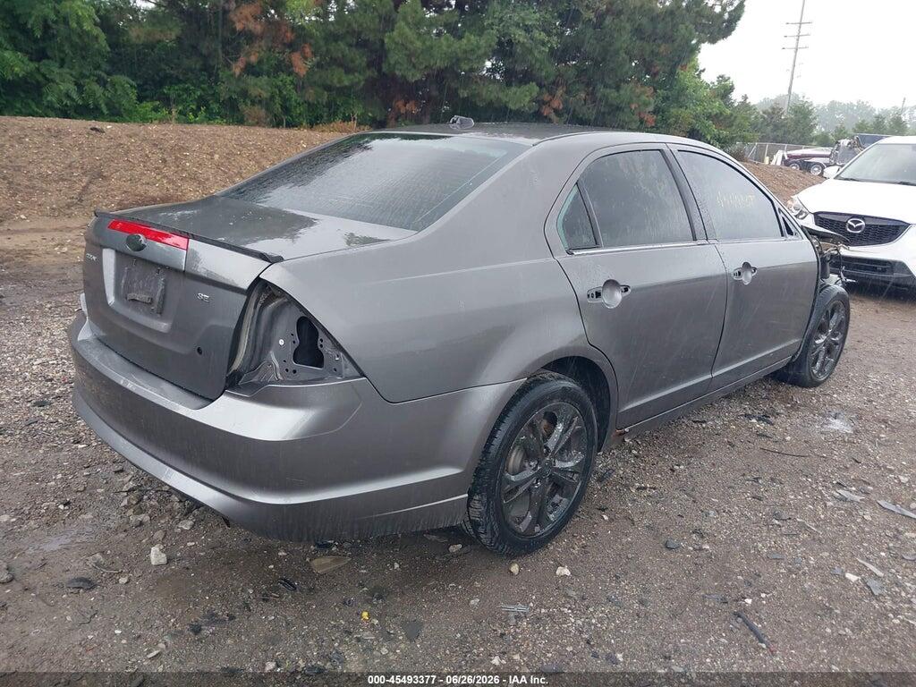 3FAHP0HA0CR307738 2012 FORD FUSION photo no. 4