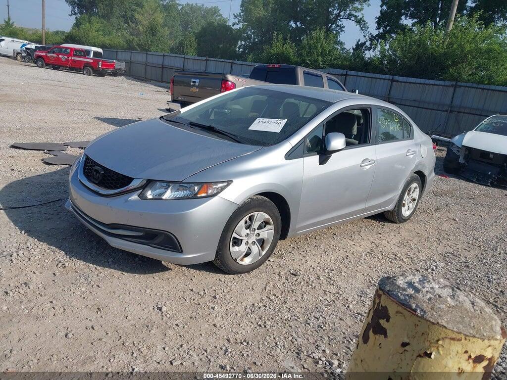 19XFB2F56DE069274 2013 HONDA CIVIC photo no. 2