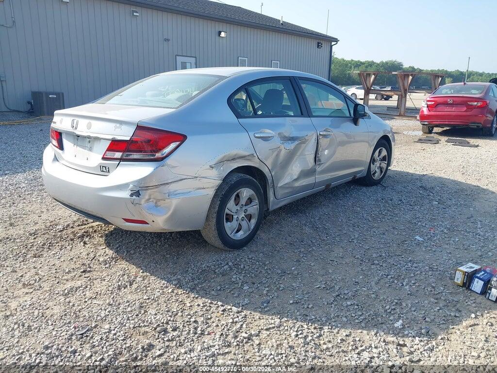19XFB2F56DE069274 2013 HONDA CIVIC photo no. 4