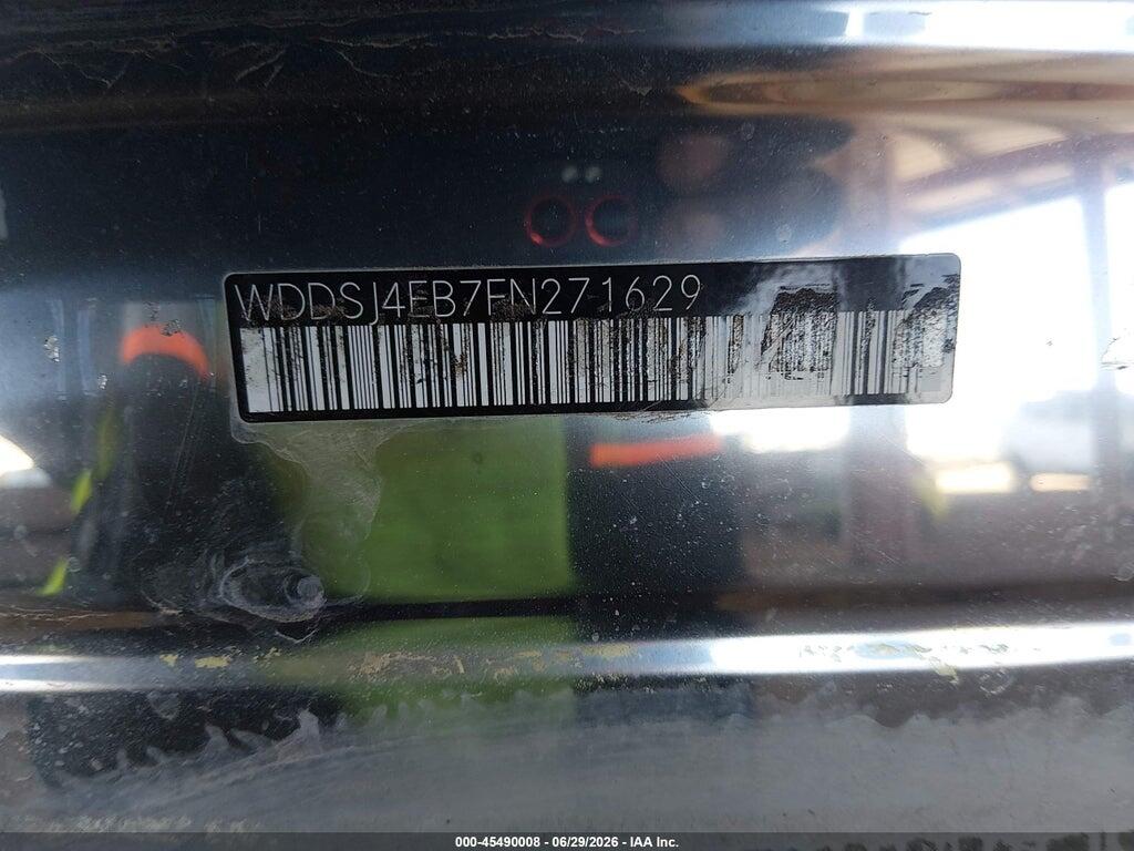 WDDSJ4EB7FN271629 2015 MERCEDES-BENZ CLA 250 photo no. 9
