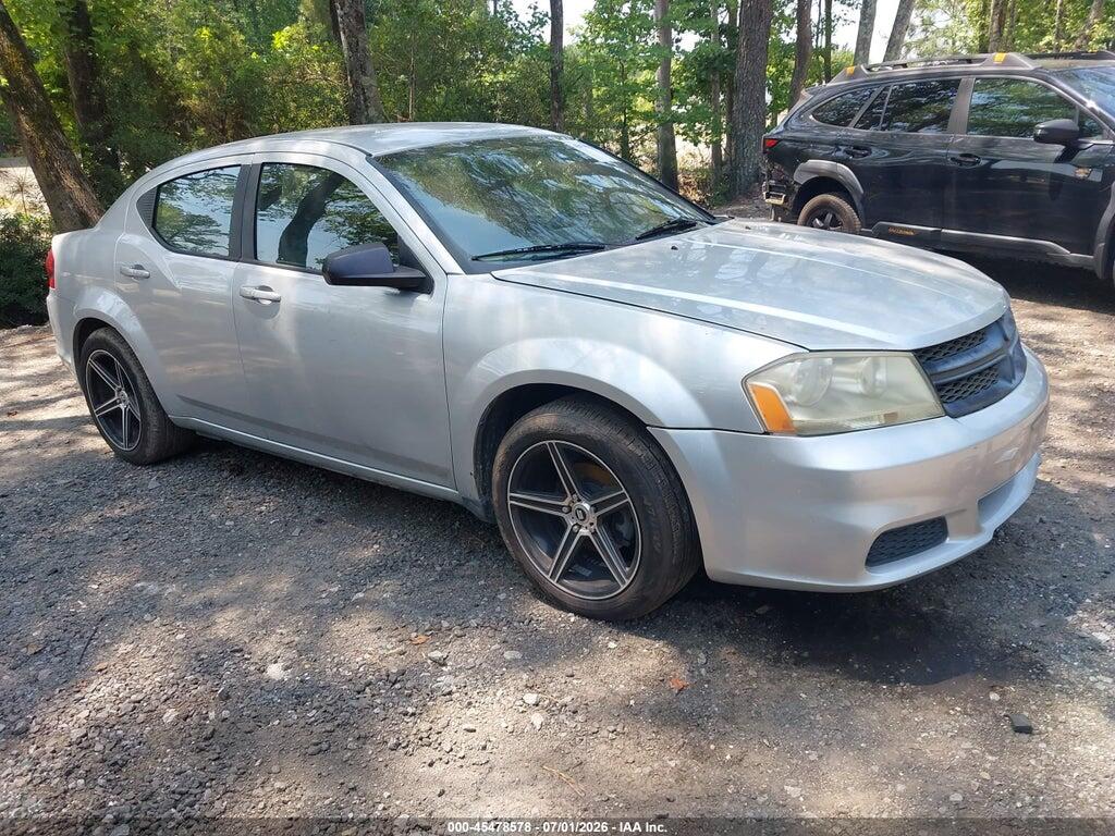 1C3CDZABXCN294203 2012 DODGE AVENGER photo no. 1