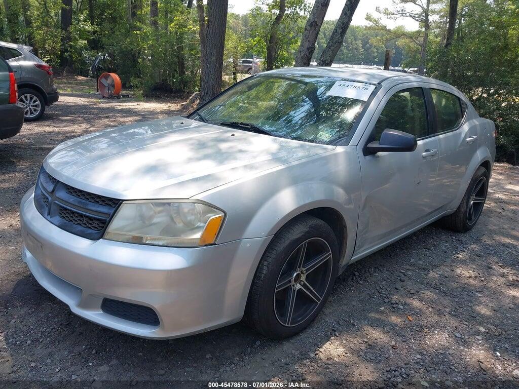 1C3CDZABXCN294203 2012 DODGE AVENGER photo no. 2