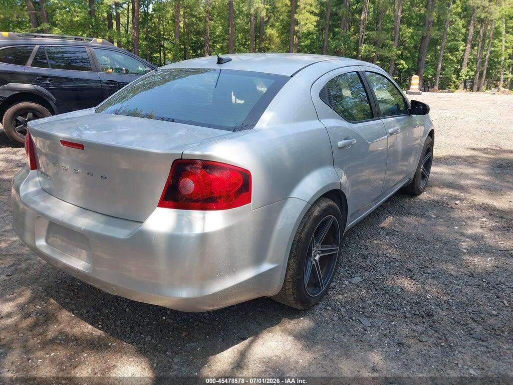 1C3CDZABXCN294203 2012 DODGE AVENGER photo no. 4