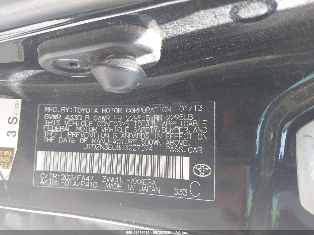 JTDZN3EU8D3227074 2013 TOYOTA PRIUS V photo no. 9