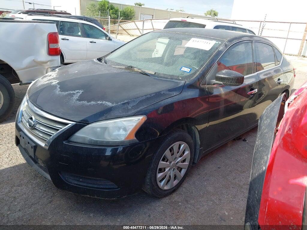 1N4AB7AP8EN853507 2014 NISSAN SENTRA photo no. 2