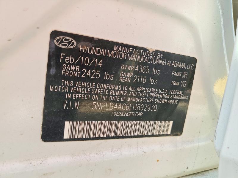 2014 HYUNDAI SONATA GLS — Фото 12 из 12