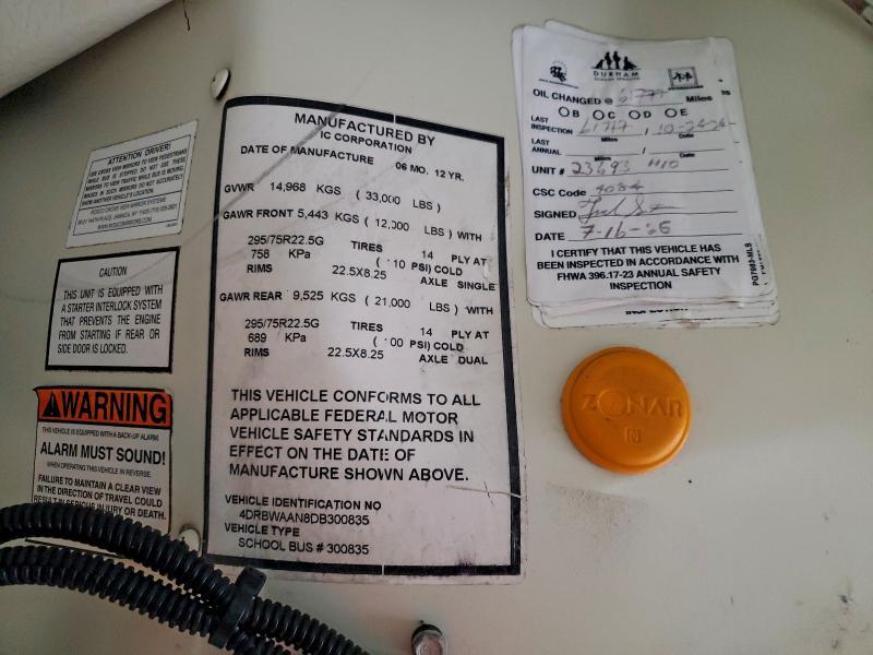 2013 IC CORPORATION RE SERIES SCHOOL - SCHOOL BUS — Фото 10 из 10