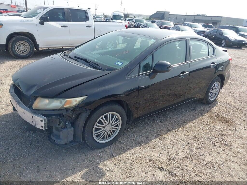 19XFB2F55DE200839 2013 HONDA CIVIC photo no. 2