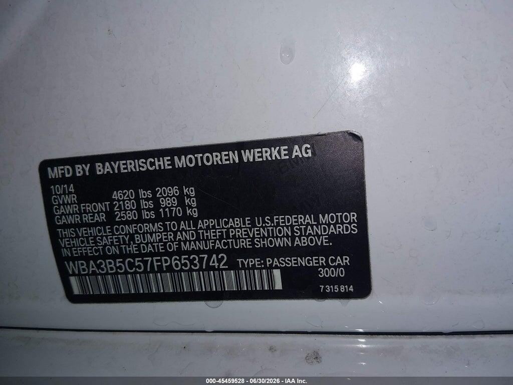 WBA3B5C57FP653742 2015 BMW 328I photo no. 9