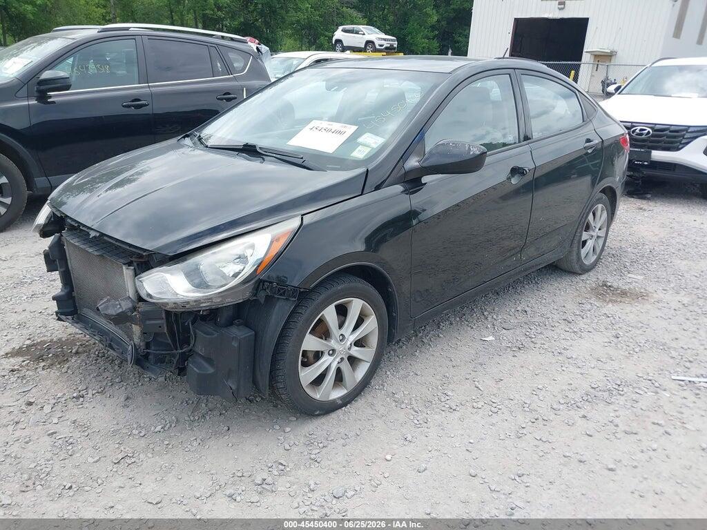 KMHCU4AE2DU293820 2013 HYUNDAI ACCENT photo no. 2
