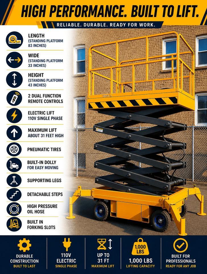 3811078 2027 OTHERS 31 FEET SCISSOR LIFT MAN photo no. 10