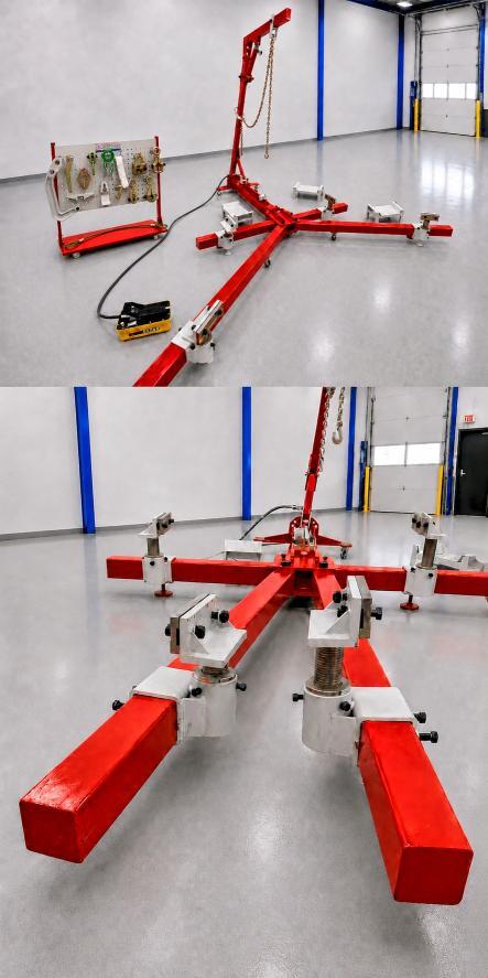 2026 HEAVY DUTY FRAME PULLER STRAIGHTENER WITH 4 MOUNTING CLAMPS — Фото 4 из 10