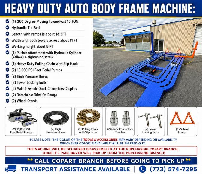 2026 DRIVE ON TILT BED FRAME MACHINE + PUSHER — Фото 10 из 10