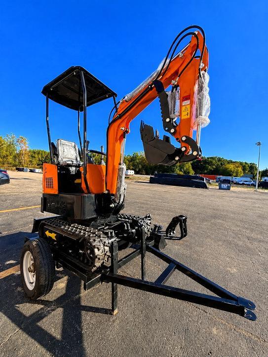 2026 1 TON CANOPY + HYDRAULIC THUMB + TRAILER + GRABBER + RIPPER + 200MM BUCKET + LARGE BUCKET — Фото 3 из 10