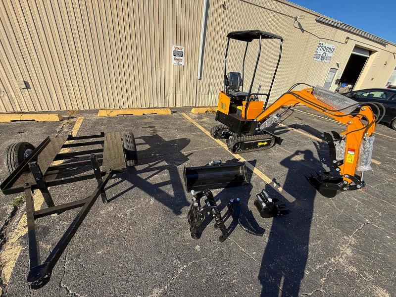 2026 1 TON CANOPY + HYDRAULIC THUMB + TRAILER + GRABBER + RIPPER + 200MM BUCKET + LARGE BUCKET — Фото 5 из 10