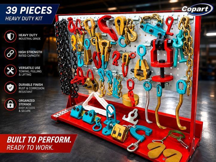 2026 39 PIECES HEAVY DUTY: CHAINS, CLAMPS AND TOOL — Фото 2 из 10
