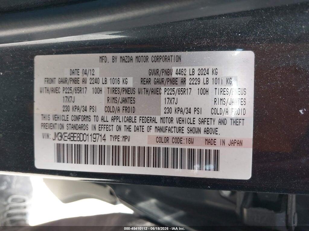 JM3KE4BE8D0119714 2013 MAZDA CX-5 photo no. 9