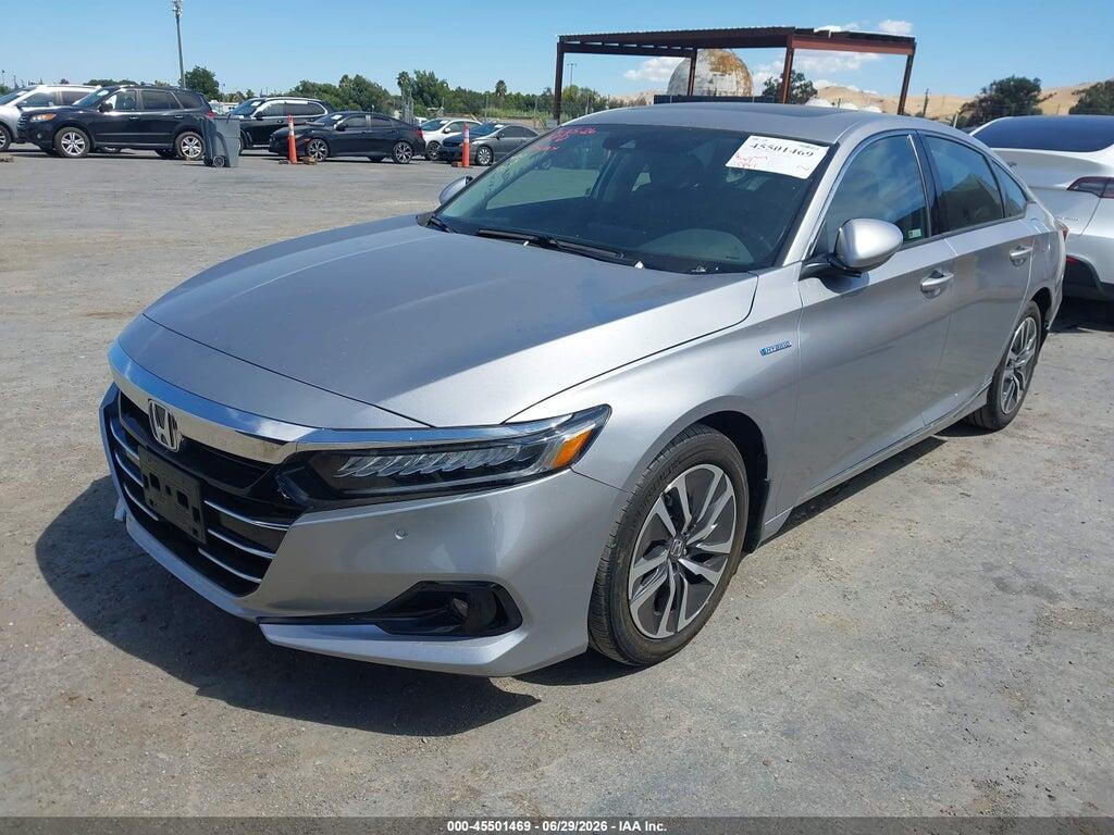 1HGCV3F55NA021383 2022 HONDA ACCORD HYBRID photo no. 2