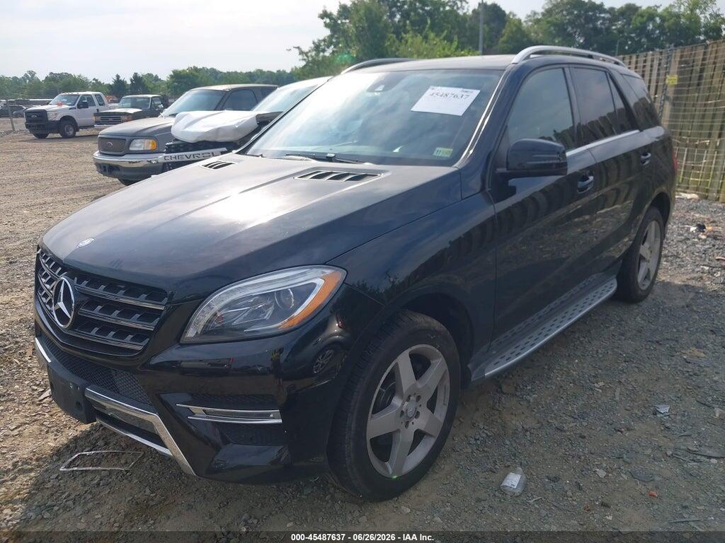 4JGDA5HBXEA268990 2014 MERCEDES-BENZ ML 350 photo no. 2