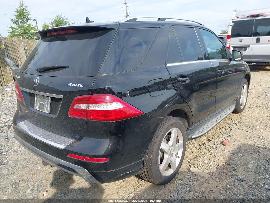 4JGDA5HBXEA268990 2014 MERCEDES-BENZ ML 350 photo no. 4