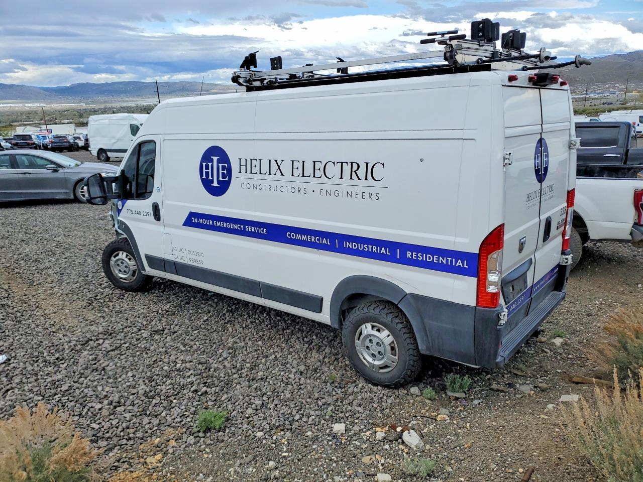 3C6LRVDG1ME555535 2021 RAM PROMASTER 2500 photo no. 2