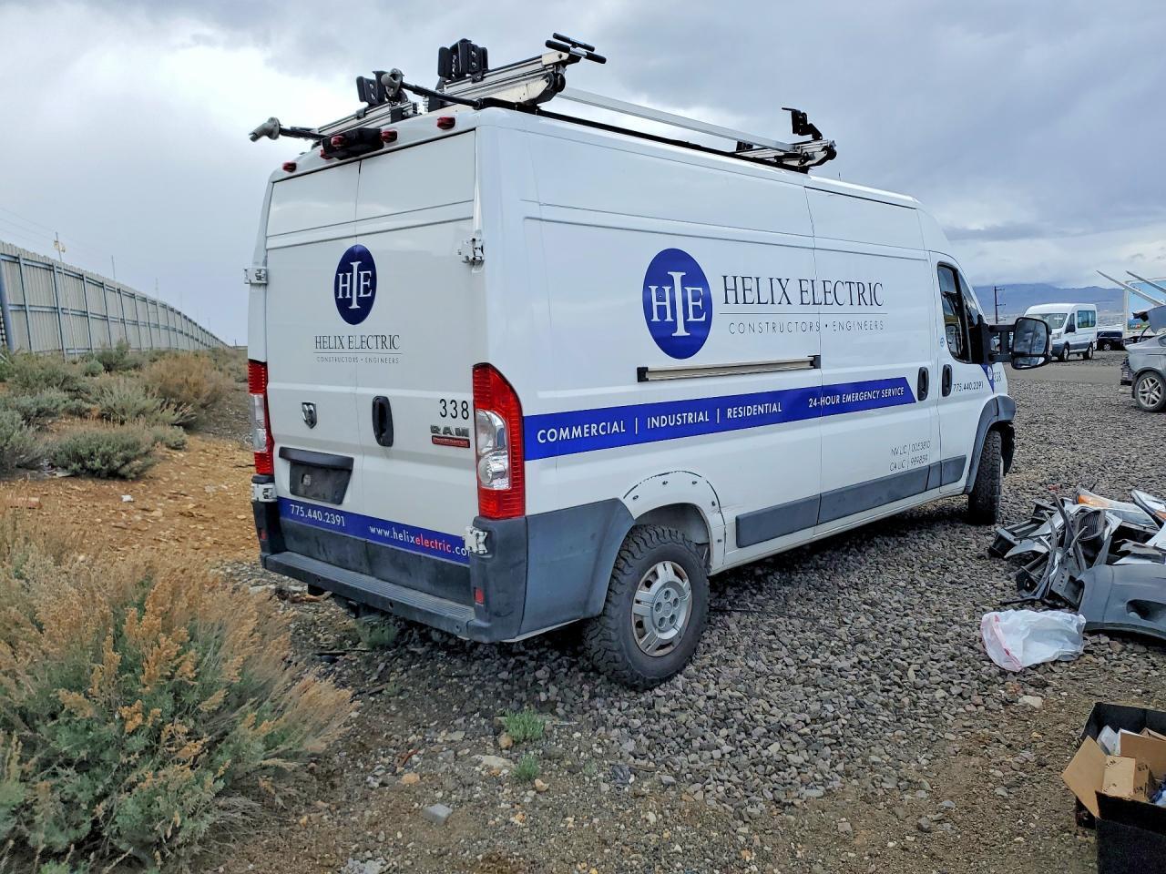 3C6LRVDG1ME555535 2021 RAM PROMASTER 2500 photo no. 3