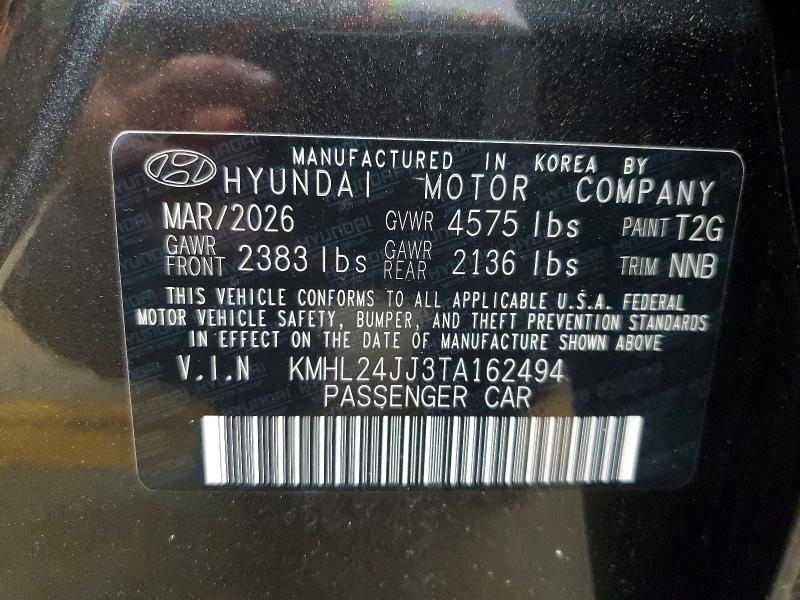2026 HYUNDAI SONATA HYBRID BLUE — Фото 12 из 12