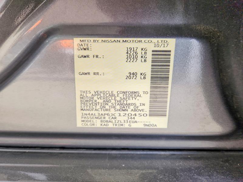 1N4AL3AP6JC120450 2018 NISSAN ALTIMA photo no. 12