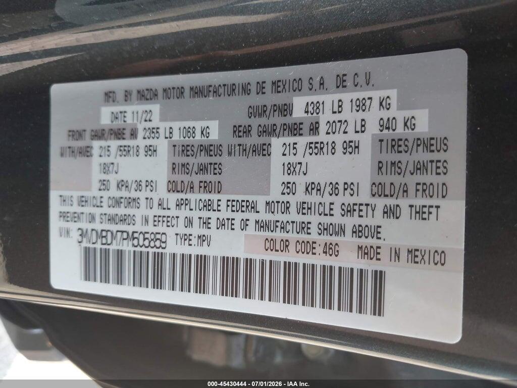 3MVDMBDM7PM505859 2023 MAZDA CX-30 photo no. 9